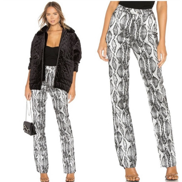 I.AM.GIA Pants - I.Am.Gia Slater Pant Silver Snake Sz XS